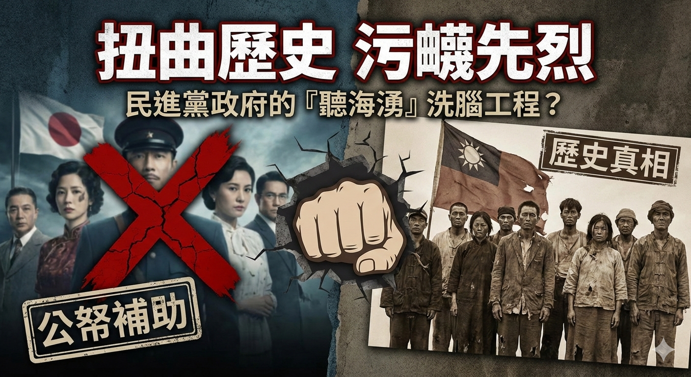 拿公帑編織謊言？《聽海湧》爭議解析：一場扭曲歷史與污衊先烈的「洗腦工程」